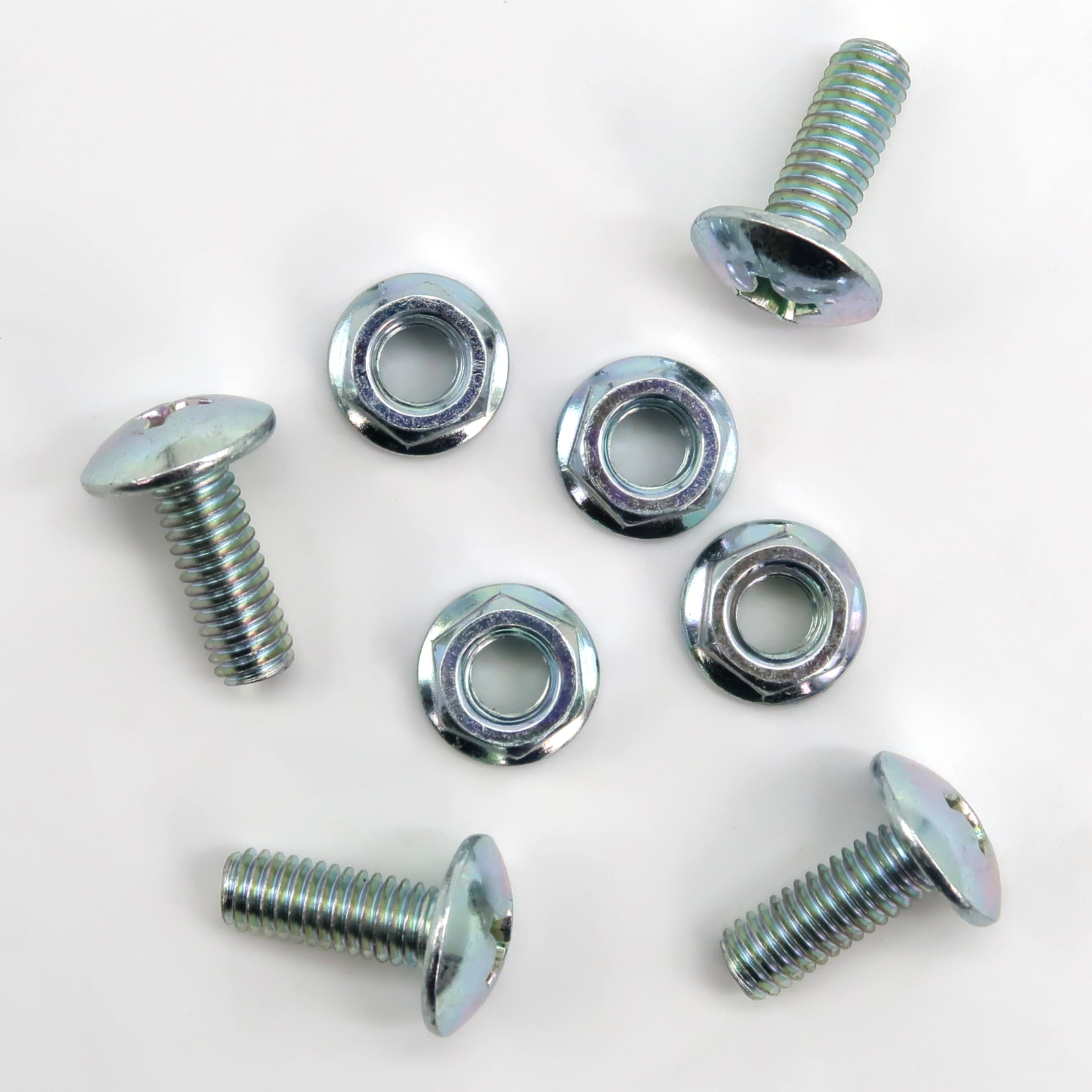 Rolektro Schrauben mit Muttern für Topcase M6x16mm, 4 Stück, MX4