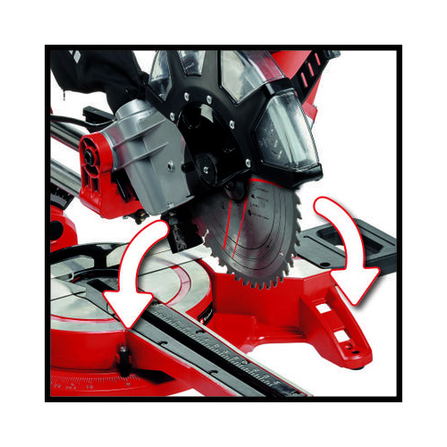 Zug-Kapp-Gehrungssäge TC-SM 2534/1 Dual
