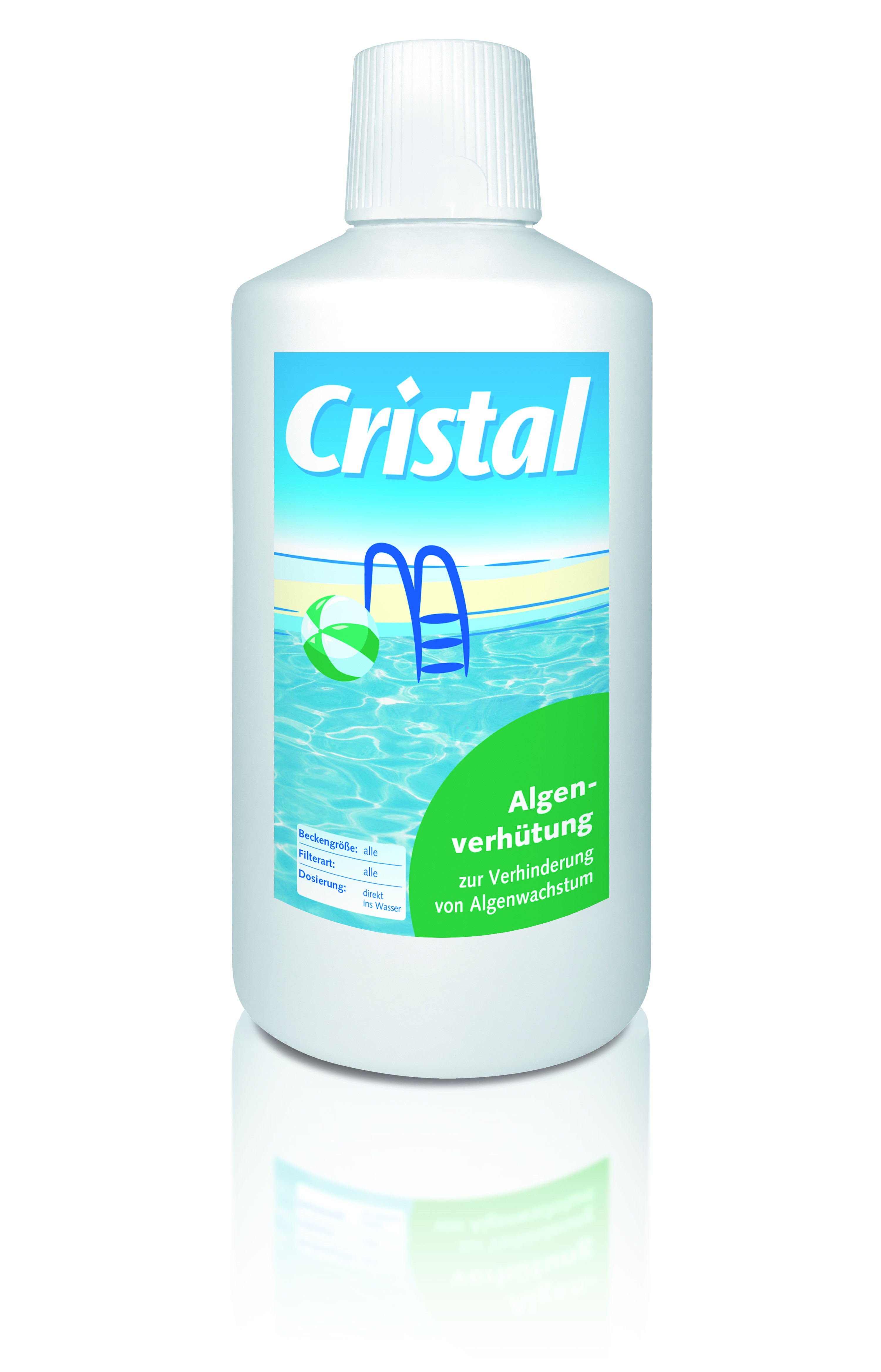 Cristal Wasserpflege Algenverhütung 3 Liter