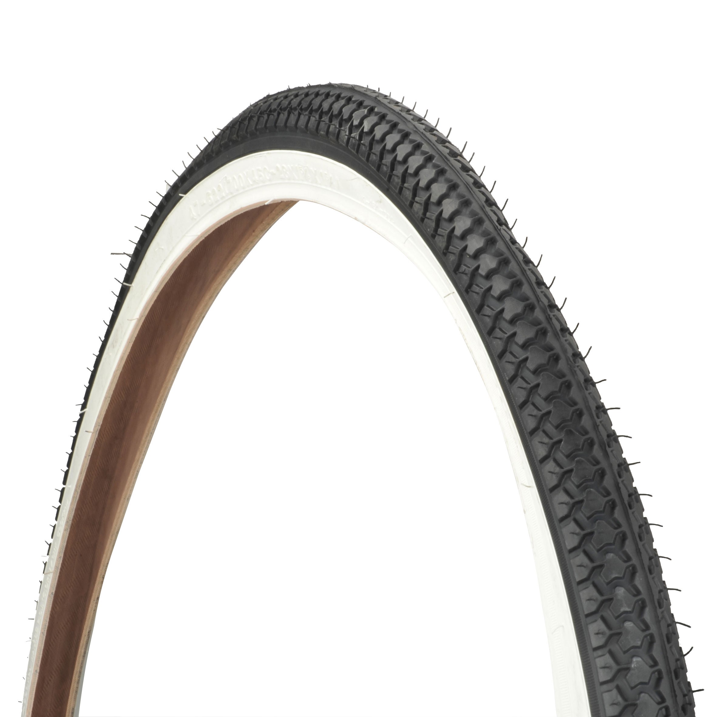 Fischer Fahrradreifen 28x1 3/8-1,75" Straße schwarz/weiß