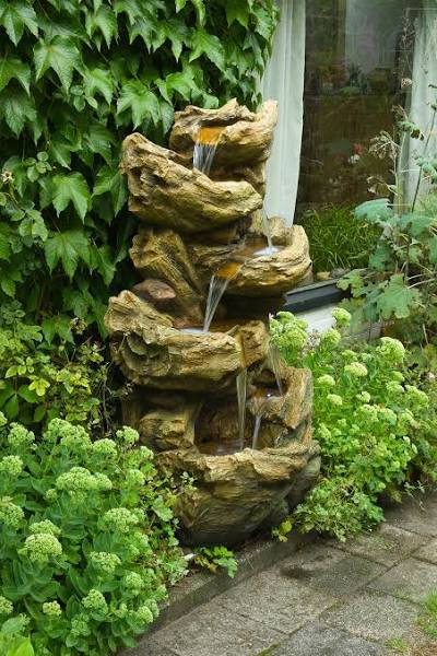 Ubbink Wasserfall Sedona mit LED Beleuchtung
