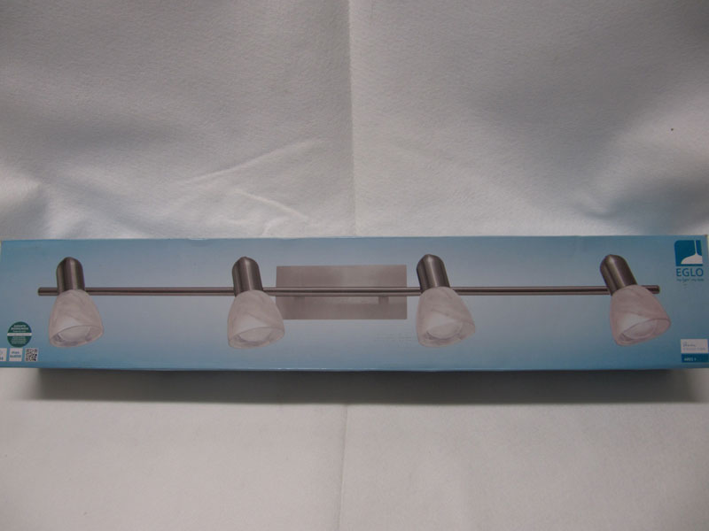LEUCHTSTRAHLER 4 E14 NICKEL-MATT ALABASTER 'ARES 1'
