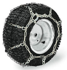 Schneeketten für Rasentraktor Wolf Garten / MTD Bereifung 20"x8,0"