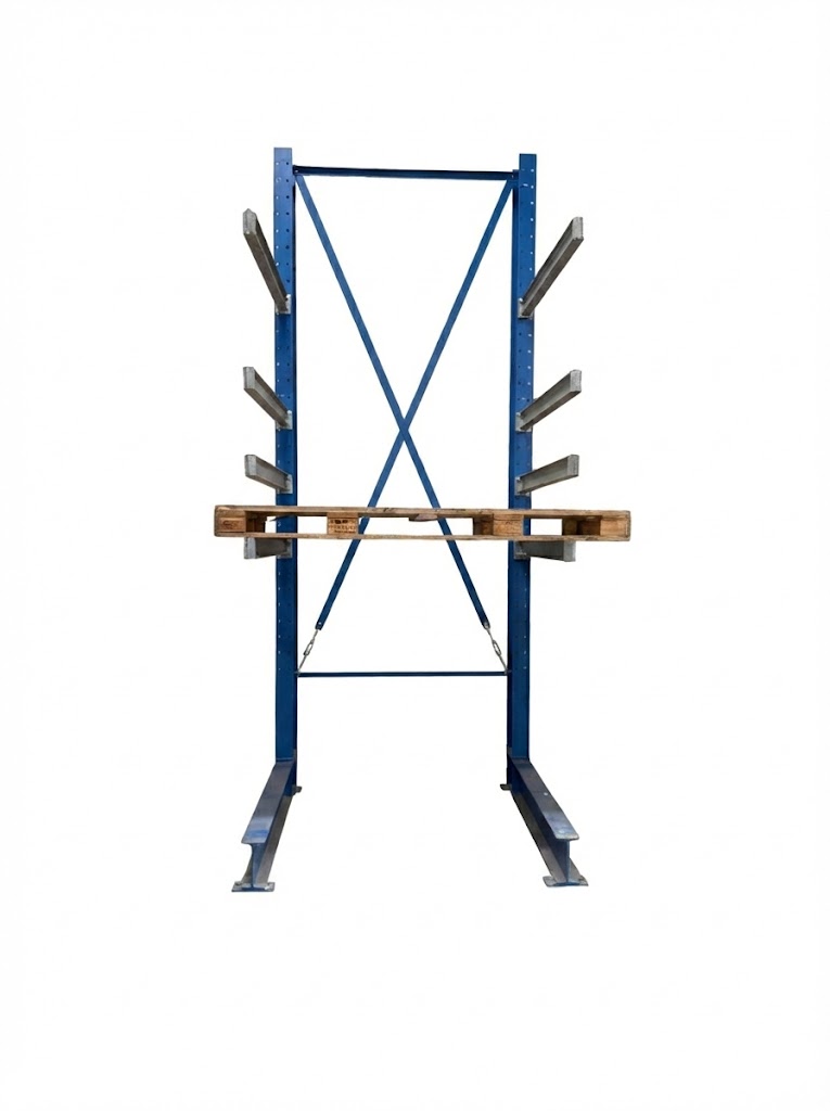 Zoch Kragarmregal, einseitig aus IPE-Stahlträgern