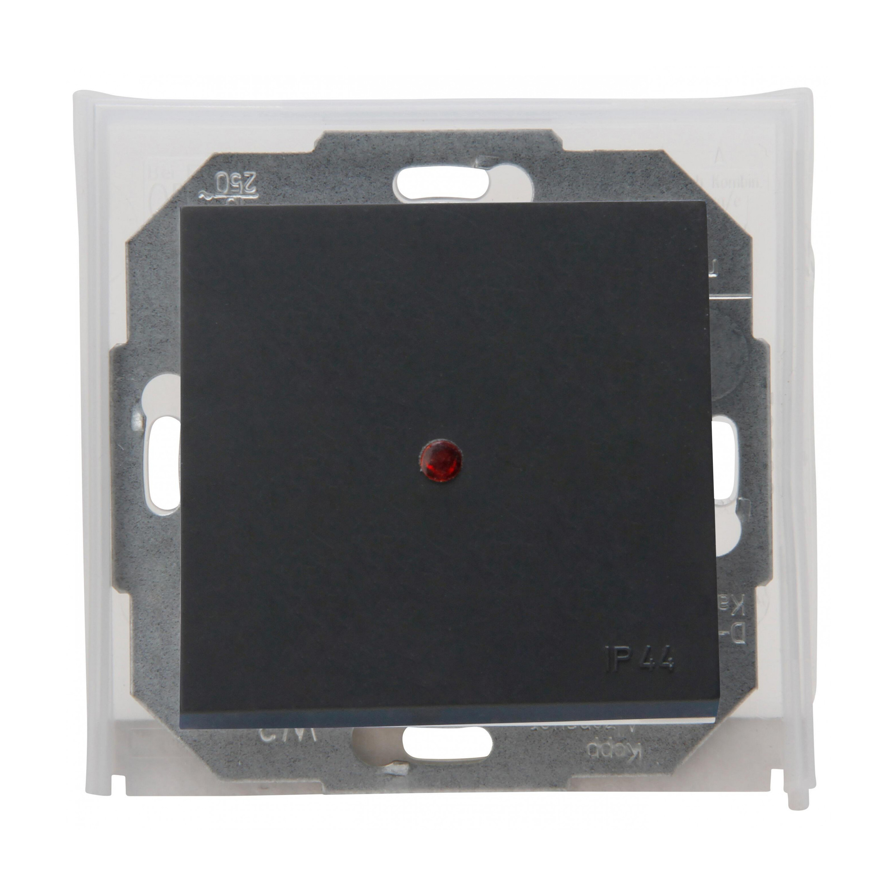 ATHENIS – Wechsel-/Kontrollschalter mit Federplatte anthrazit