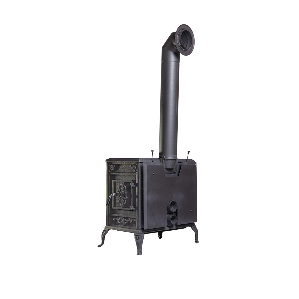 Globe Fire Comet Kaminofen Gusseisen schwarz 9,2 kW mit Kochplatte