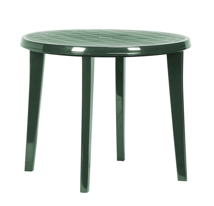 Gartentisch Lisa Ø 90cm grün Kunststoff