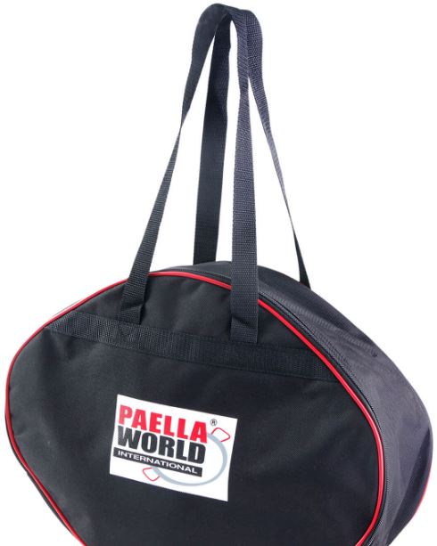 Paella World® Gasbrenner 2 Ringe Set Gestell Brenner-Windschutz Tasche