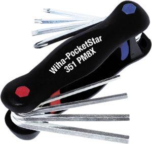 Klapphal. Mini-PocketStar8-tlg. kombiniert SB Wiha