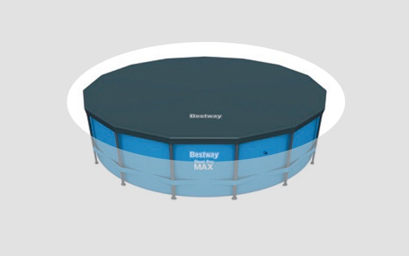 Poolabdeckung / Pool Abdeckplane Bestway Frame Pool Ø 366cm