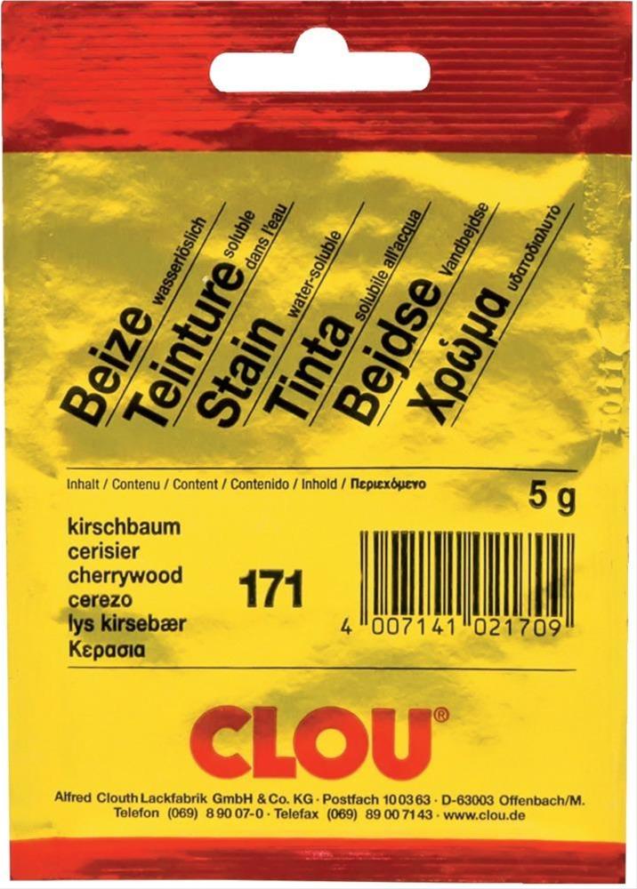 Clou Beize / Pulver-Beize wasserlöslich Nr. 171 kirschbaum 10g