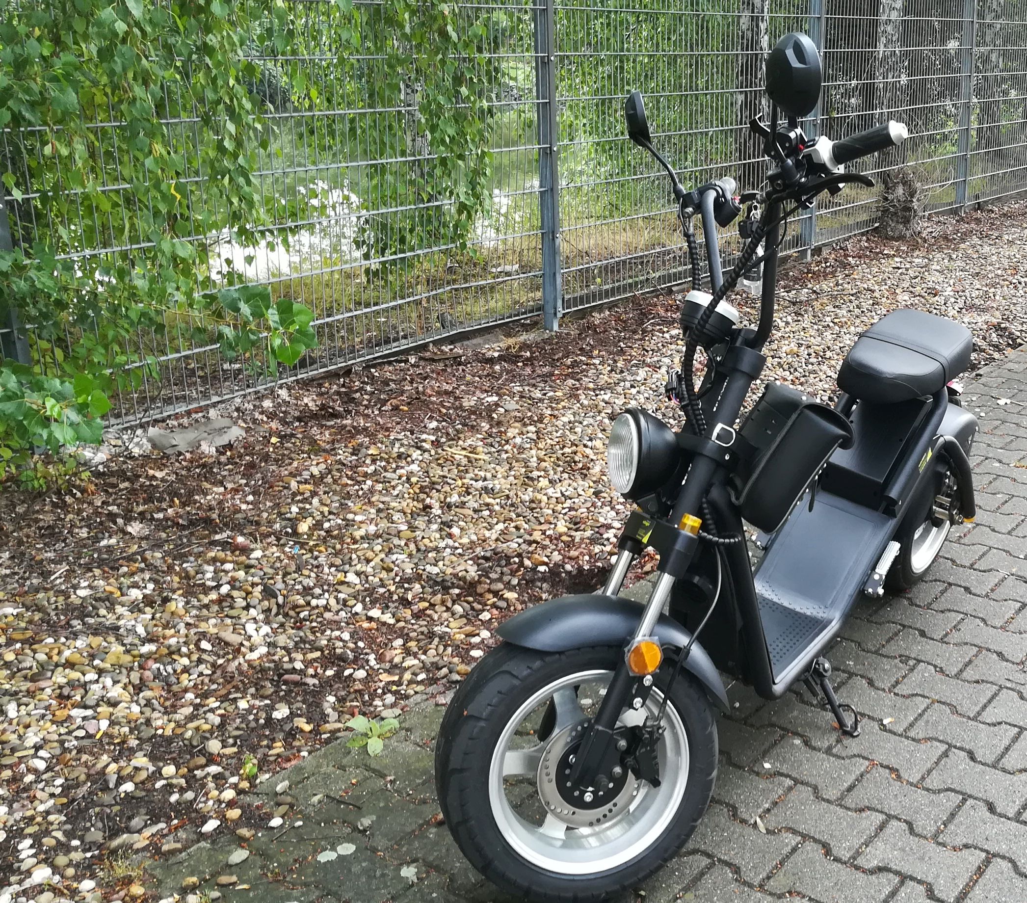 Citi Cruiser Elektro Scooter 1200L Chopper schwarz matt