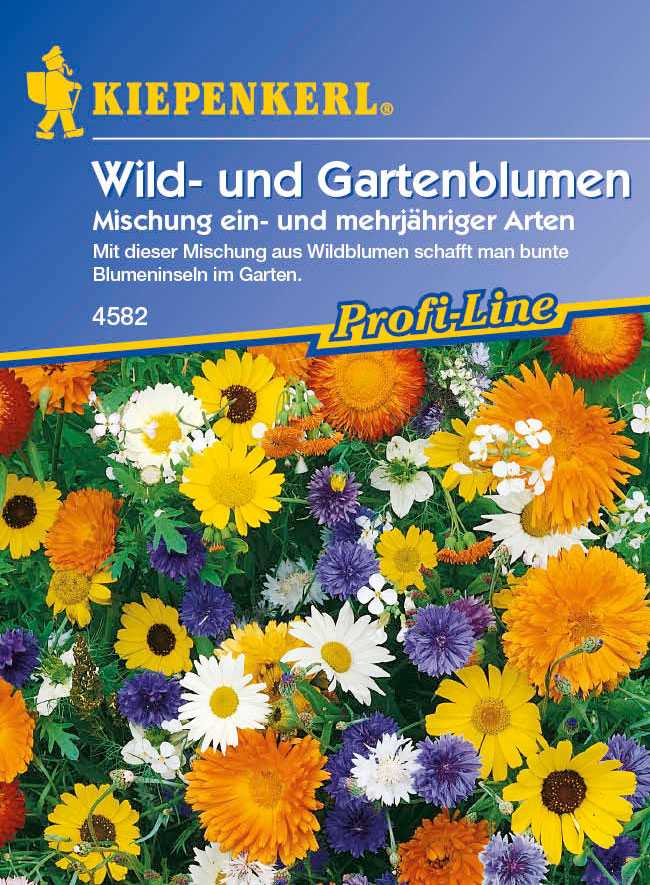 Saatgut  Wild- und Gartenblumen, Mischung (ein- und mehrjährig)