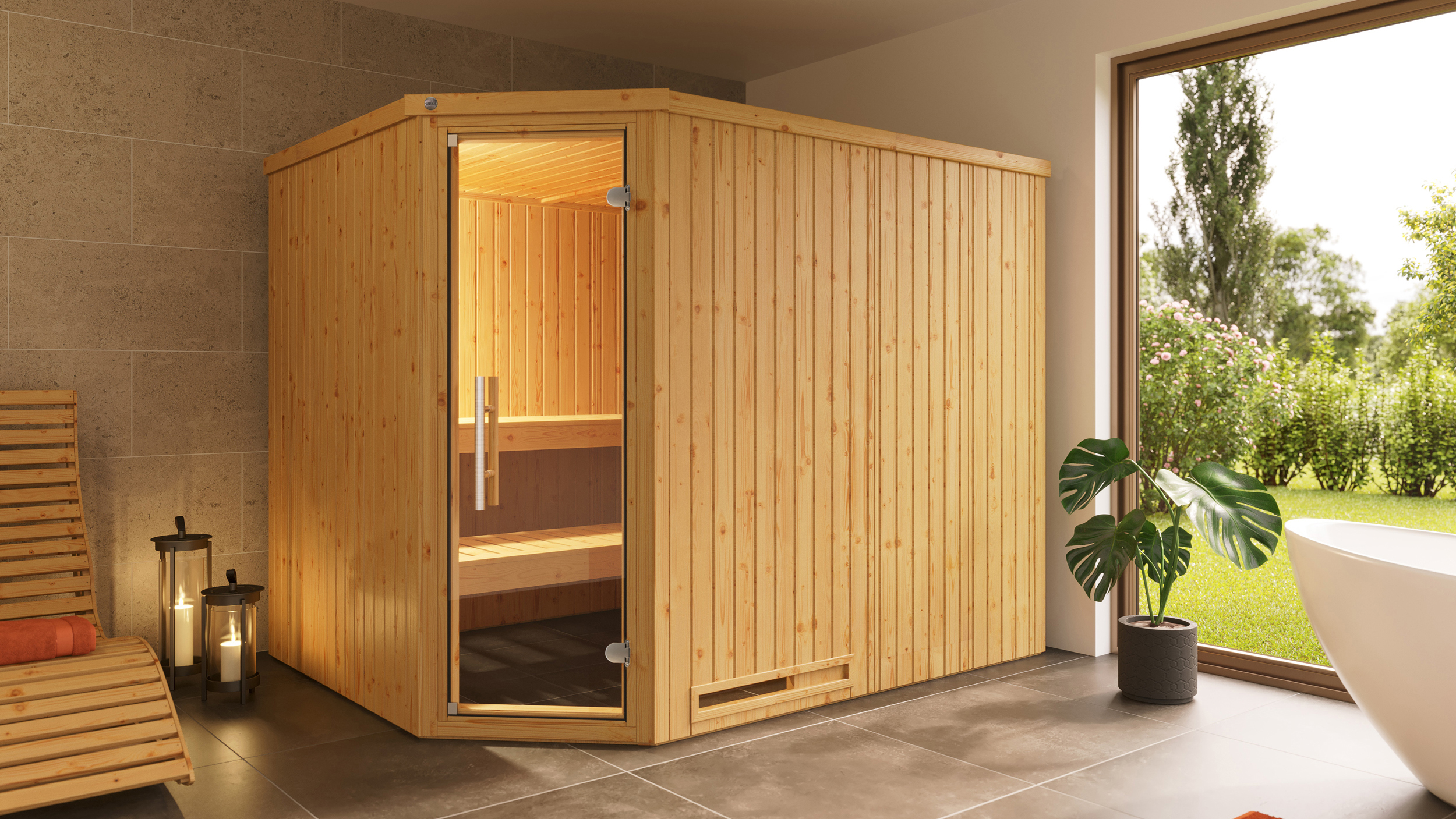Weka Ecksauna VARBERG 4 GT