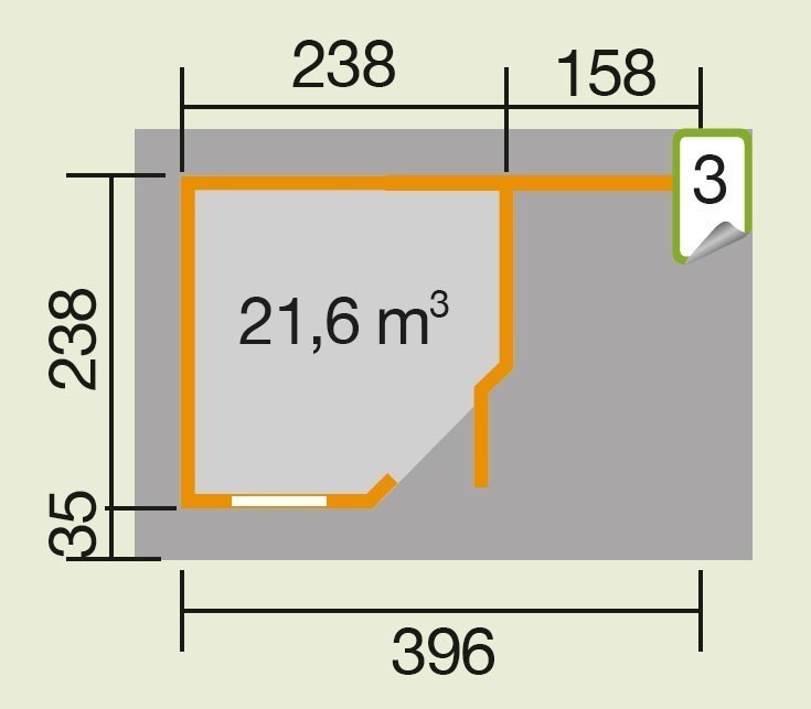 weka Designhaus 213 A Gr.1, 5-Eck, grau, 28 mm, ET
