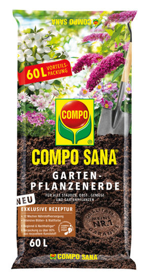 COMPO SANA® Garten Pflanzenerde 60L