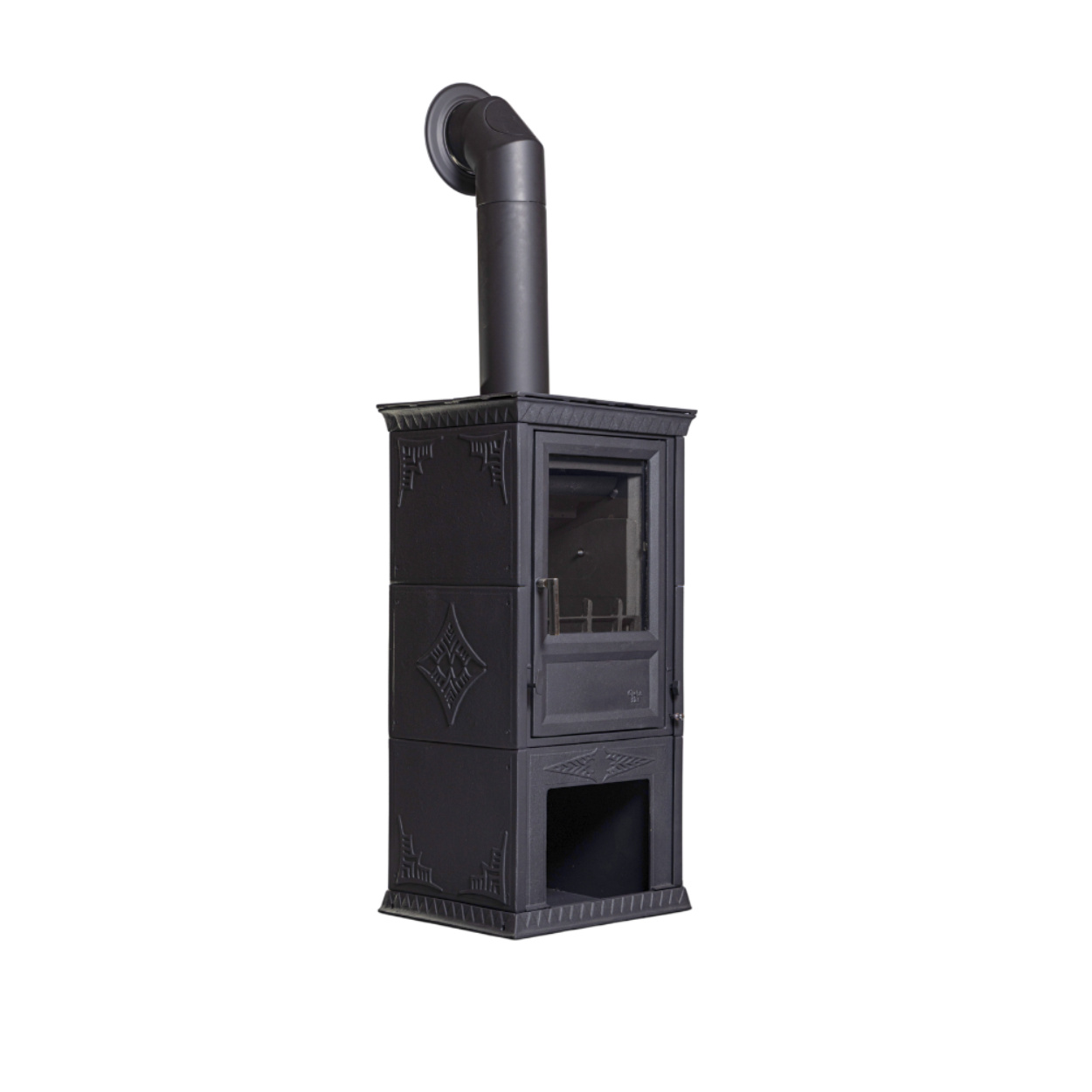 Globe Fire Luna I Kaminofen Gusseisen schwarz 7,9 kW