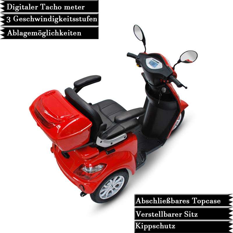 Seniorenmobil Vitale 5.00 BG 15Kmh blau Elektromobil Rentnermobil