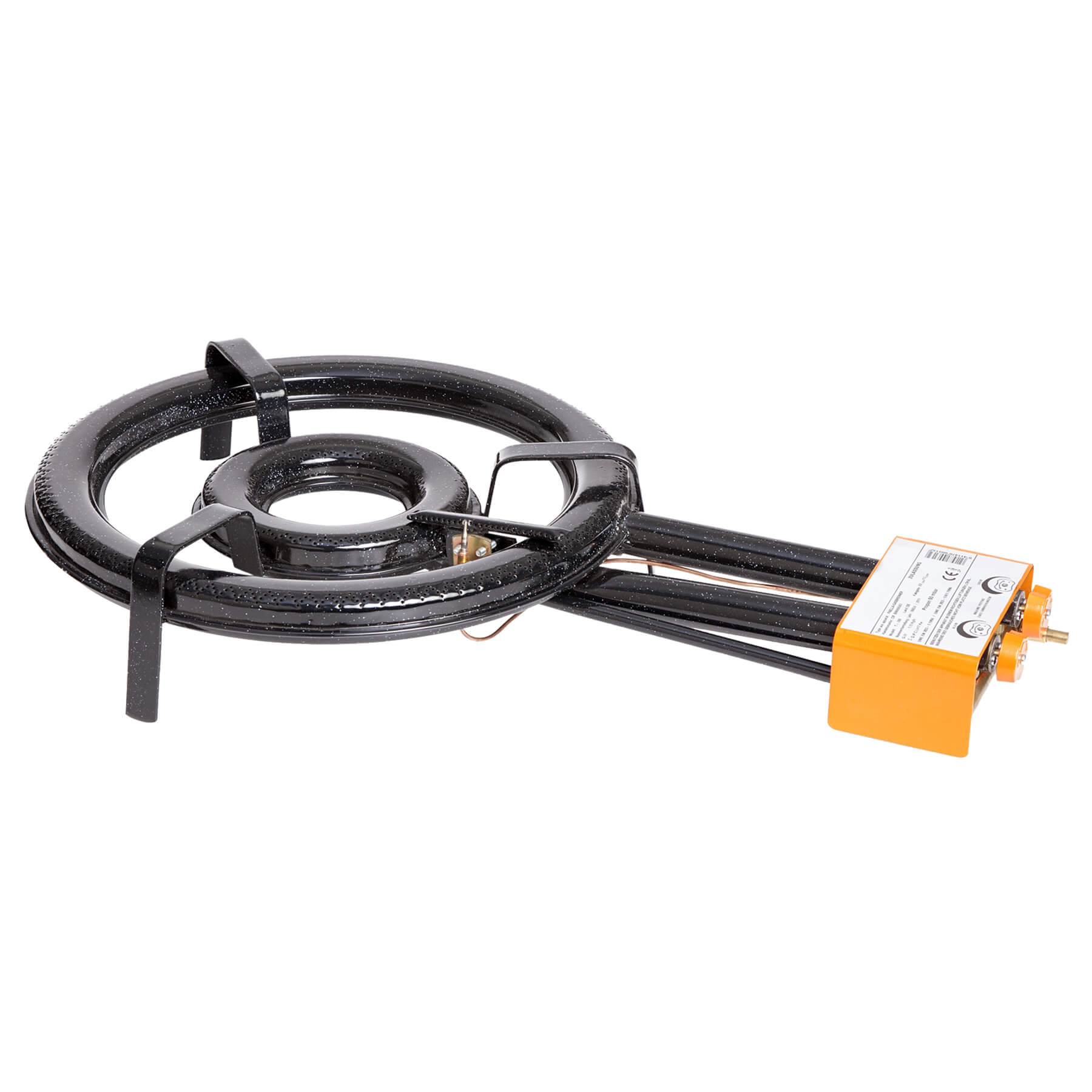 Paella World® 2-Ring-Gasbrenner Ø38cm 14,4kW mit Zündsicherung