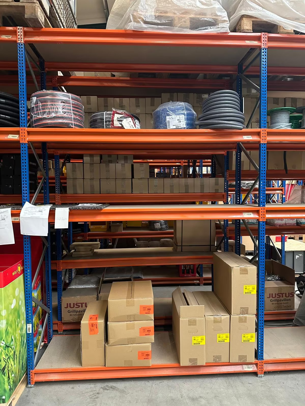 Lagerregale / Weitspannregale Höhe 3000 mm Tiefe 600 mm