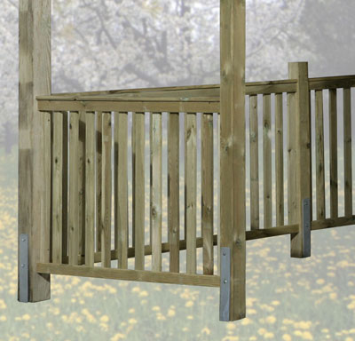 Brüstungsgeländer-Set für Weka 651A
