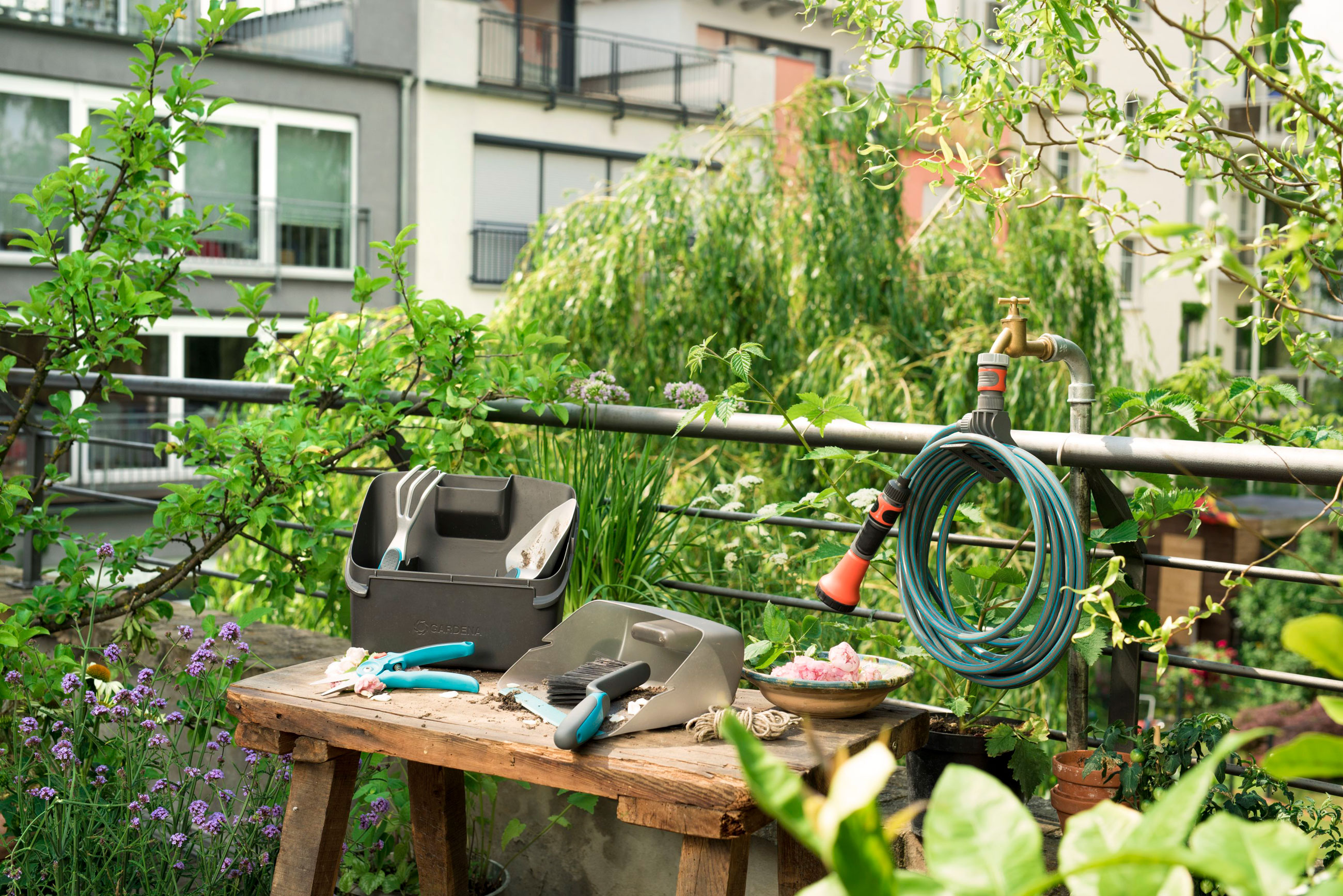 GARDENA city gardening Terrassen-Spiralschlauch 7,5m 18411-20
