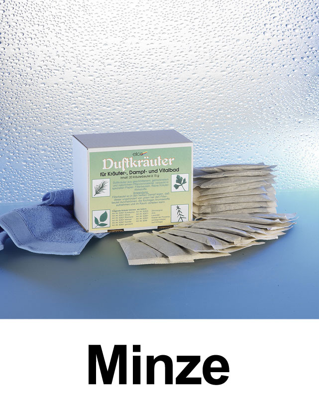 Eliga Dampfsauna Duftkräuter Minze 20 Beutel