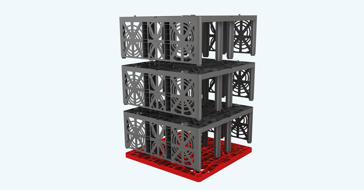 Graf Versickerungsblock EcoBloc Inspect flex 205 l (halbe Lage)