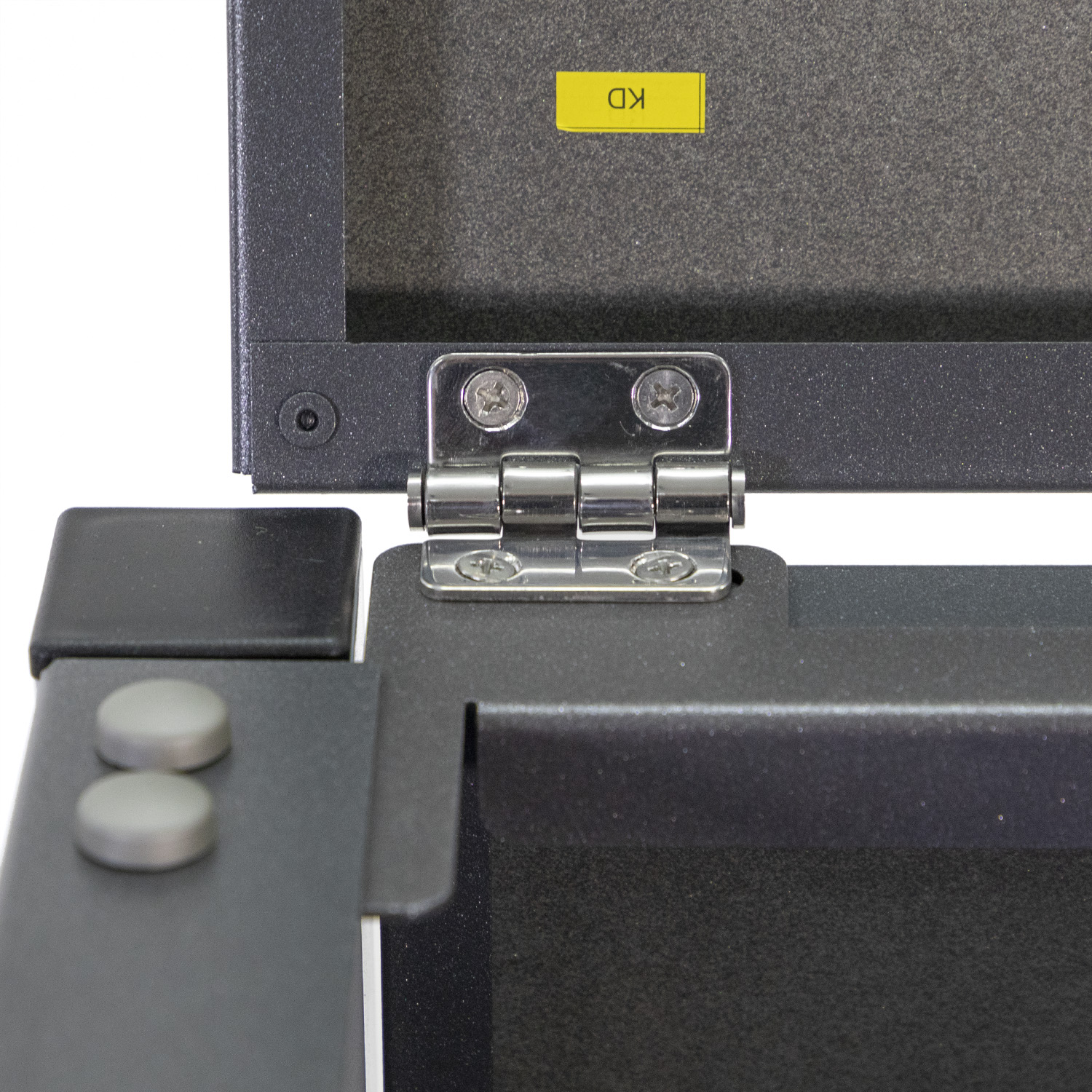 Mülltonnenbox Metall für 3 Mülltonnen mit Klappdeckel anthrazit