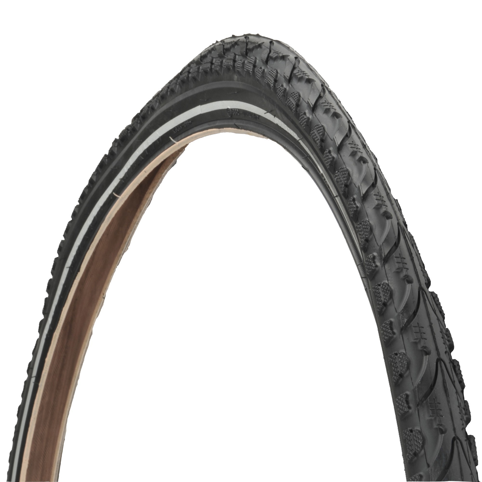 Fischer Fahrradreifen 28x1,75" Trek Pannenstopp schwarz Reflex