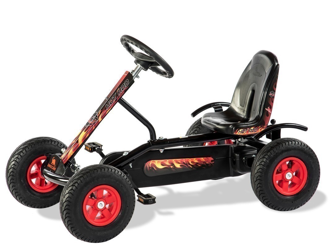 Gokart / Pedal-Gokart Kids Junior Hot Rod BF1 schwarz DINO CARS
