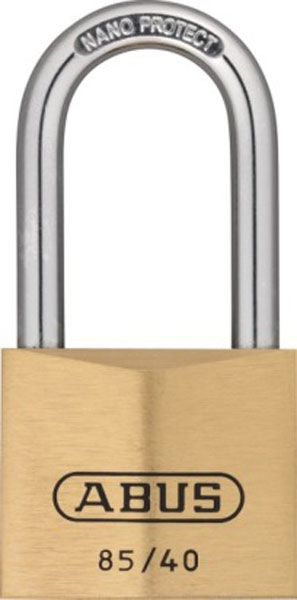 ABUS Hangschloss 85/40 Messing Bügel 40mm