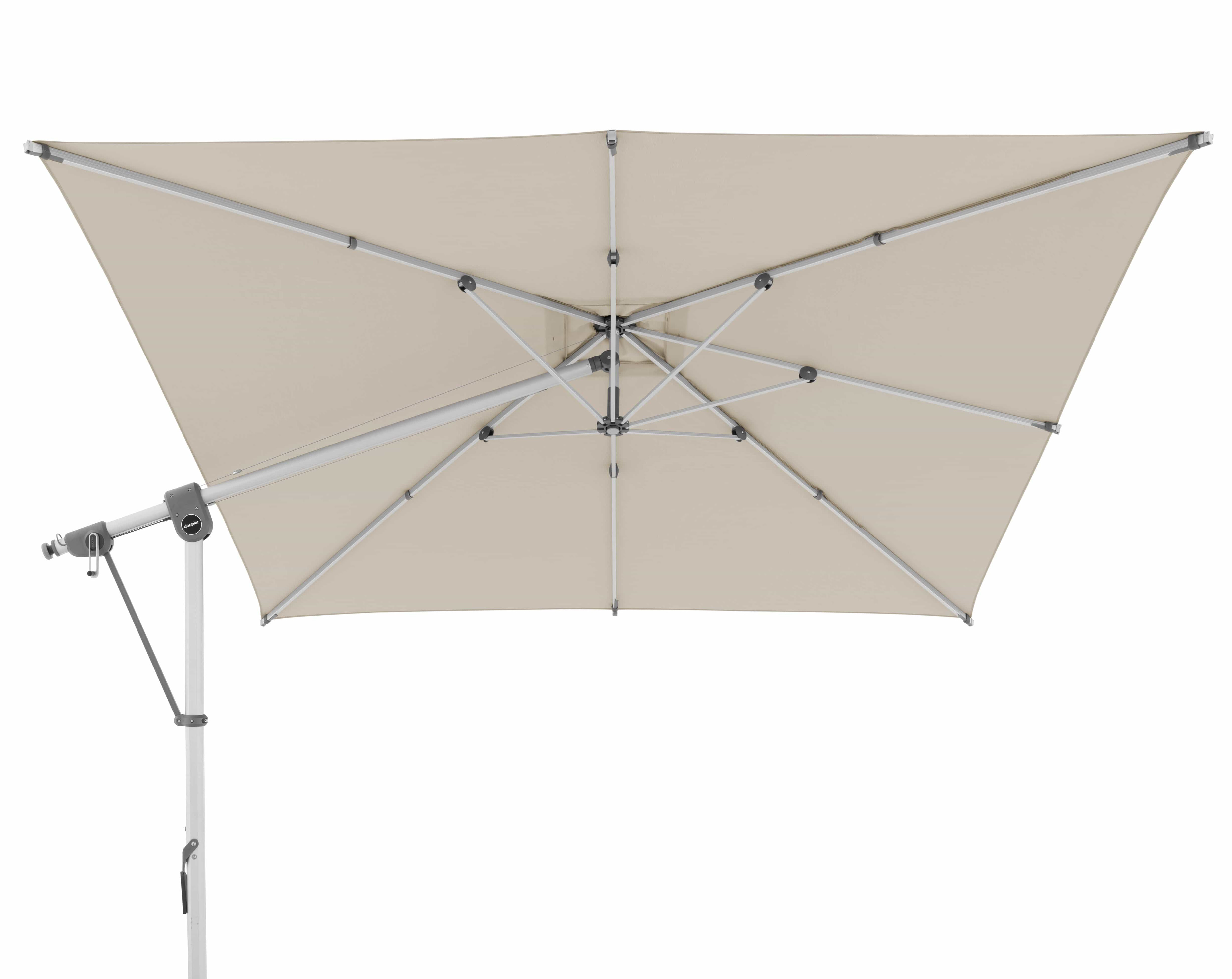 doppler® Sonnenschirm Pendelschirm EXPERT 3x3m D.820 natur