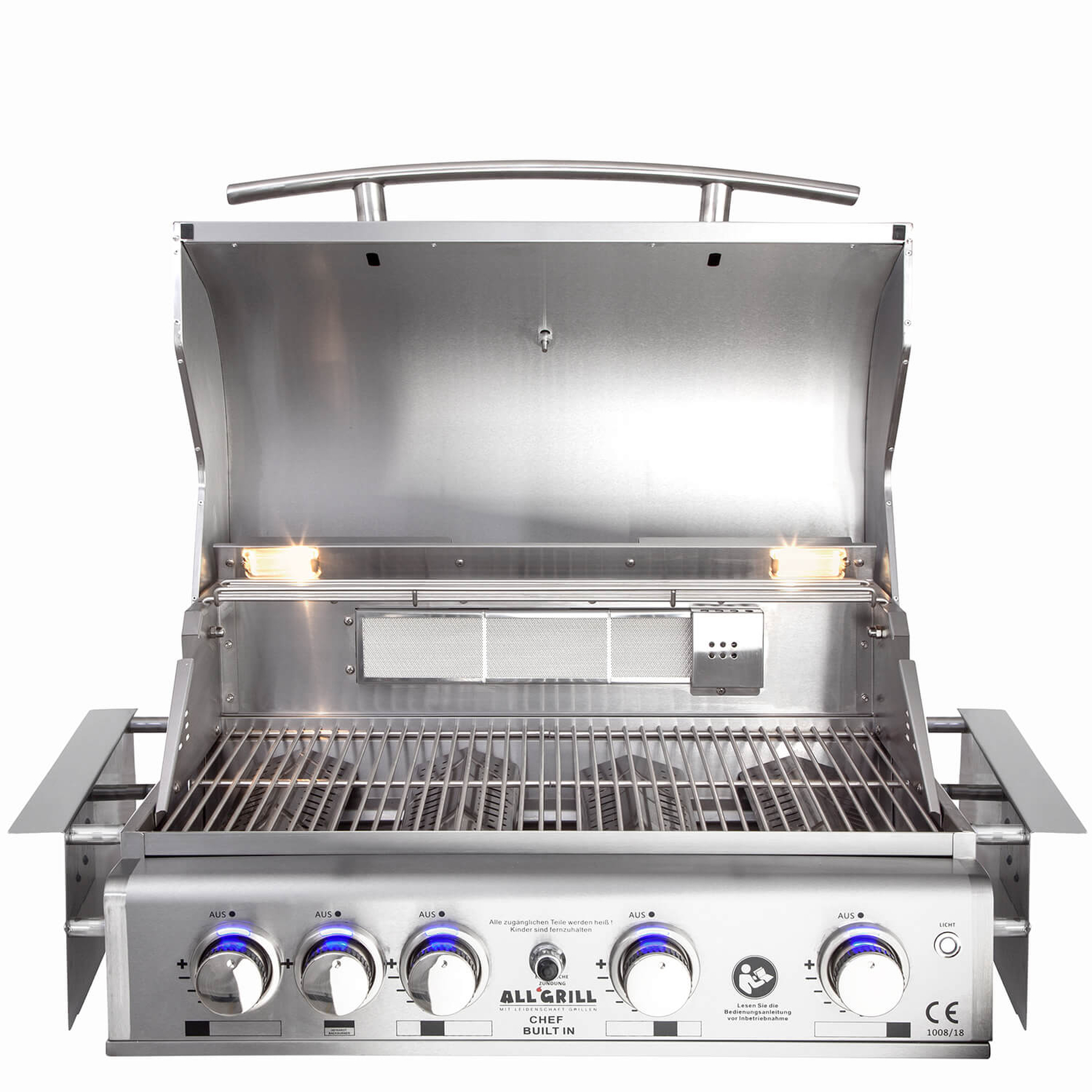 All'Grill® Gasgrill Einbaugrill CHEF L - BUILT-IN Air System 71x46cm