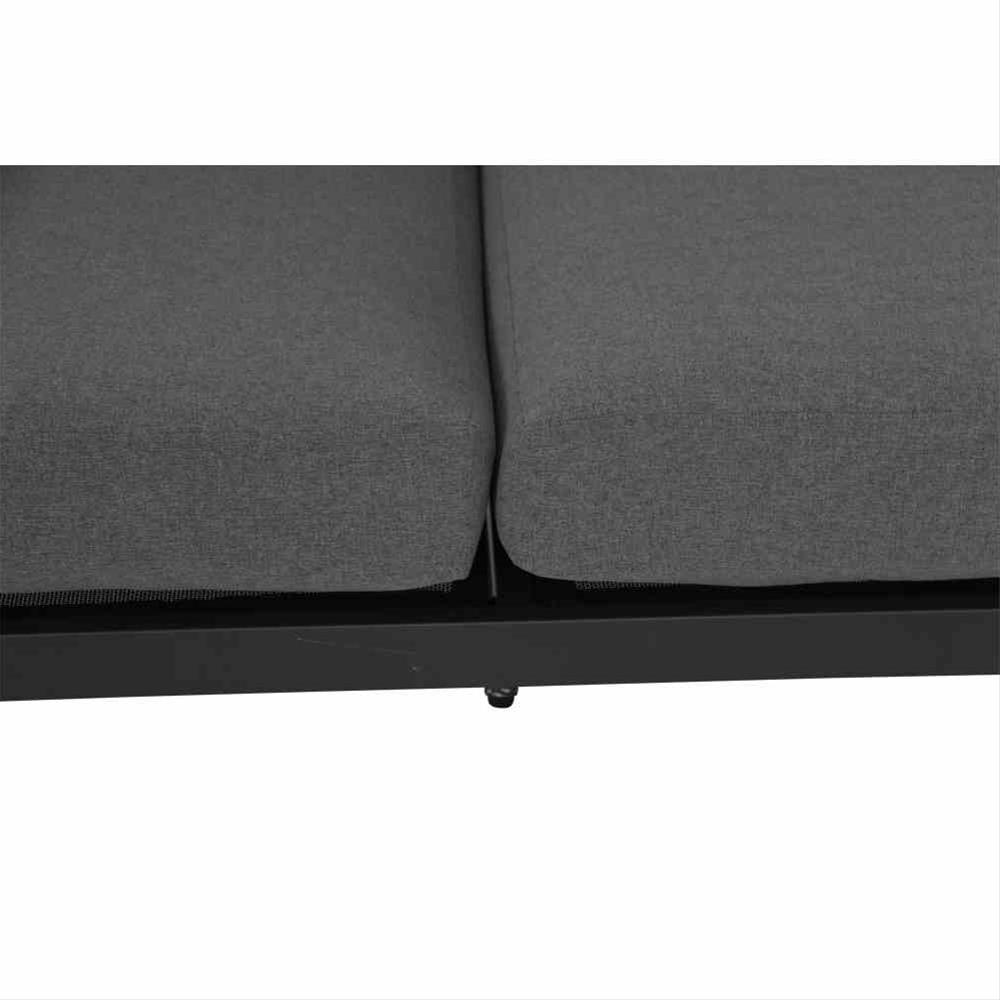 Aluminium Lounge Modul 2-Sitzer rechts Siena Garden Alvida anthrazit