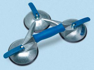 Saugheber 100kg Tragk. 3Köpfe Bohle