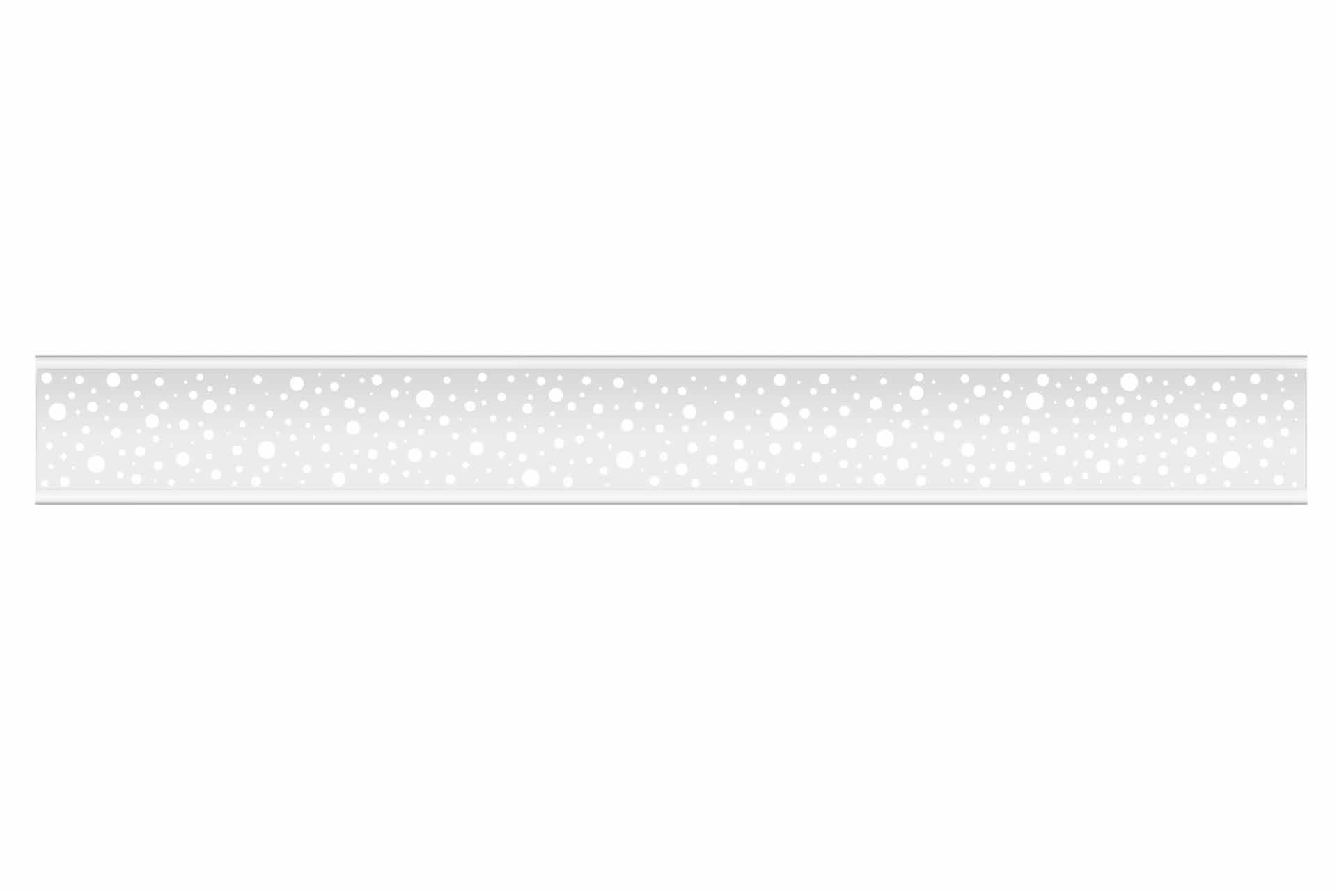 EASY-FENCE Inlay ASTRO Silber, 21 x 180 cm