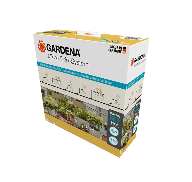 GARDENA® Tropfbewässerung Micro-Drip Set Balkon 15 Pflanzen 13401-32