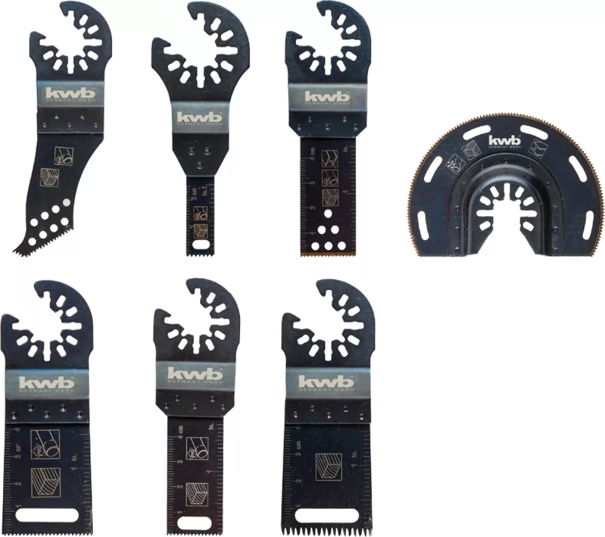 KWB Universal-Set 7-tlg. im Alu-Koffer