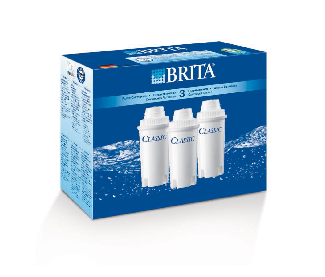 Brita Filterkartuschen Classic 3er Pack für Wasserfilter