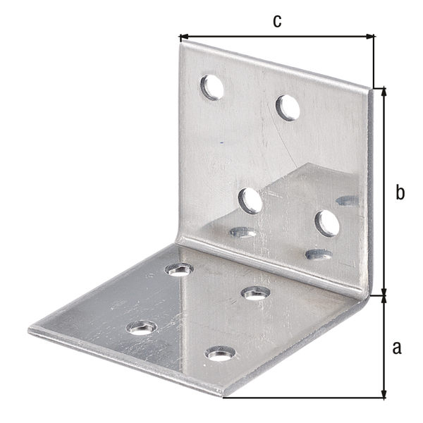 GAH Alberts Winkelverbinder Edelstahl 40x40x40mm