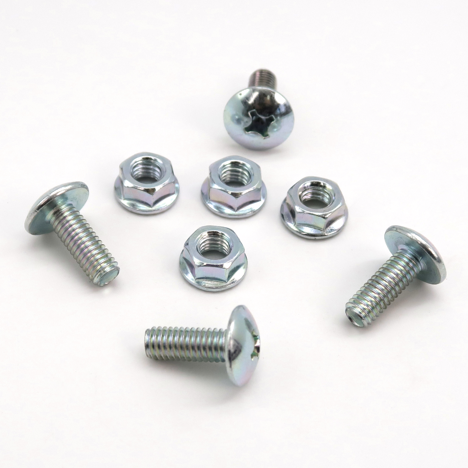 Rolektro Schrauben mit Muttern für Topcase M6x16mm, 4 Stück, MX4