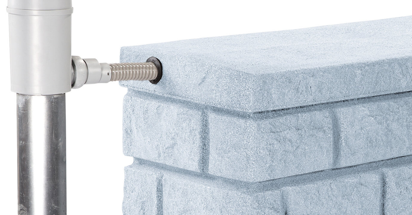 Garantia Rocky Junior Wandtank lightgranite, exclusivLine, 300 Liter