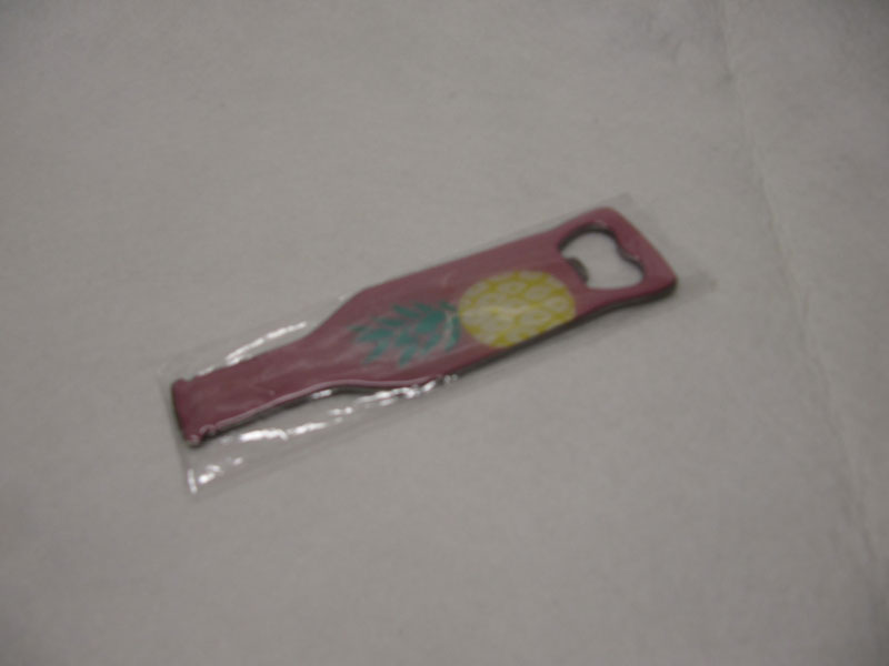 Flaschenöffner, Metall, magnetisch