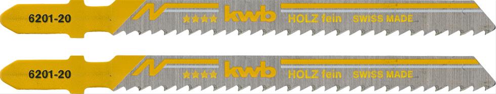 KWB Bi-Metall Stichsägeblätter Holz fein 100/75 mm