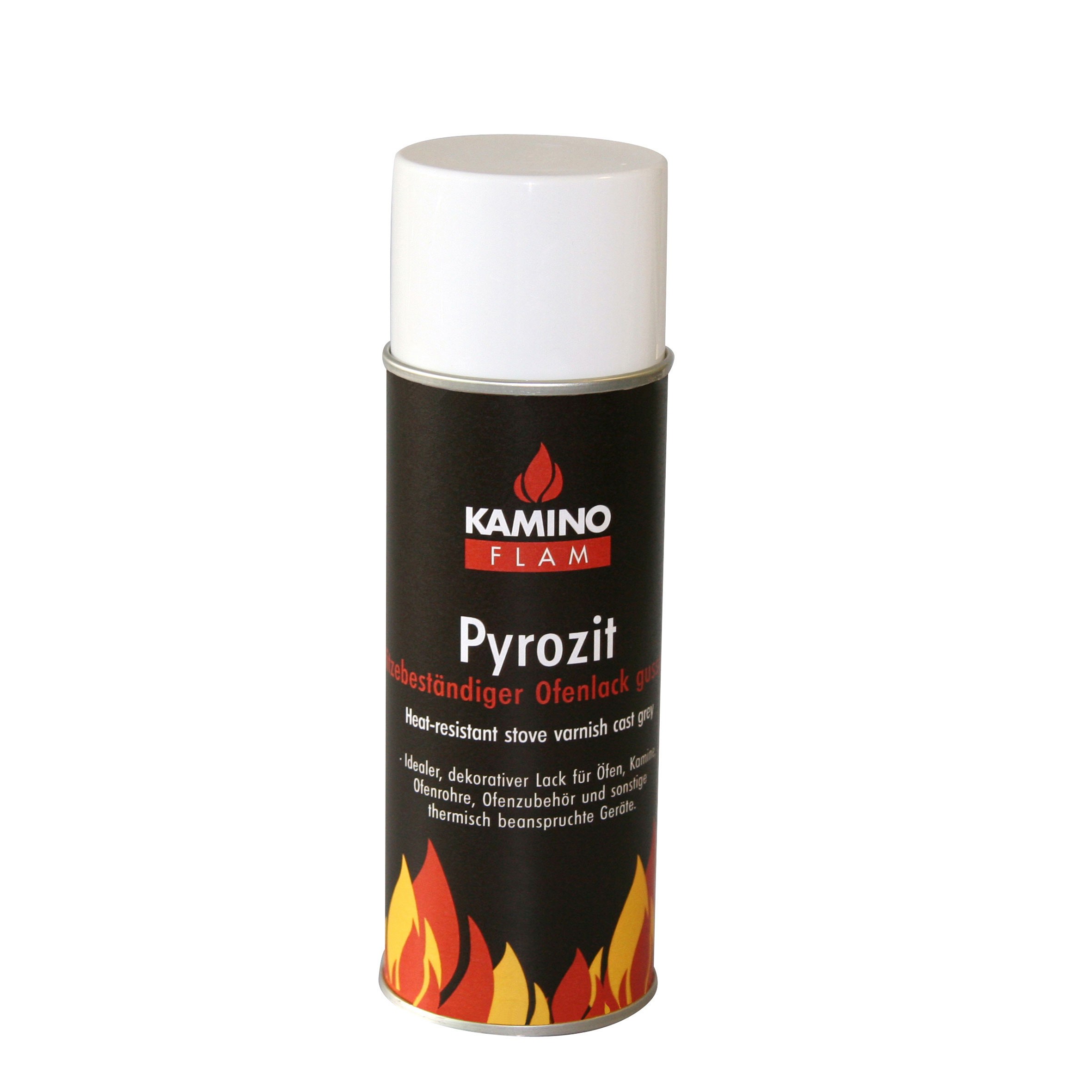 Ofenlack Spray KaminoFlam Pyrozit gussgrau 300ml