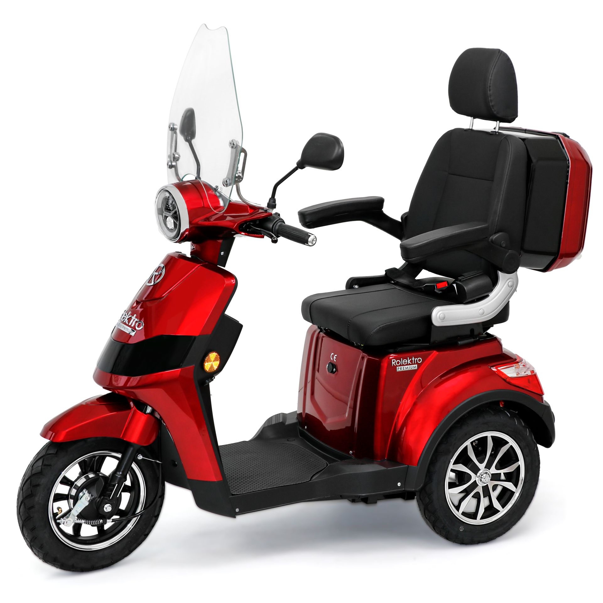 Rolektro, E-Trike 25 V.2 BG Premium rot 60V-20Ah Bleigel