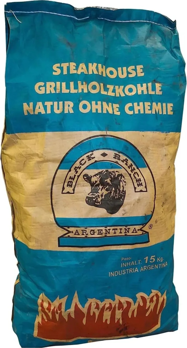 Black Ranch Quebracho Grill-Holzkohle aus Argentinien 15 kg