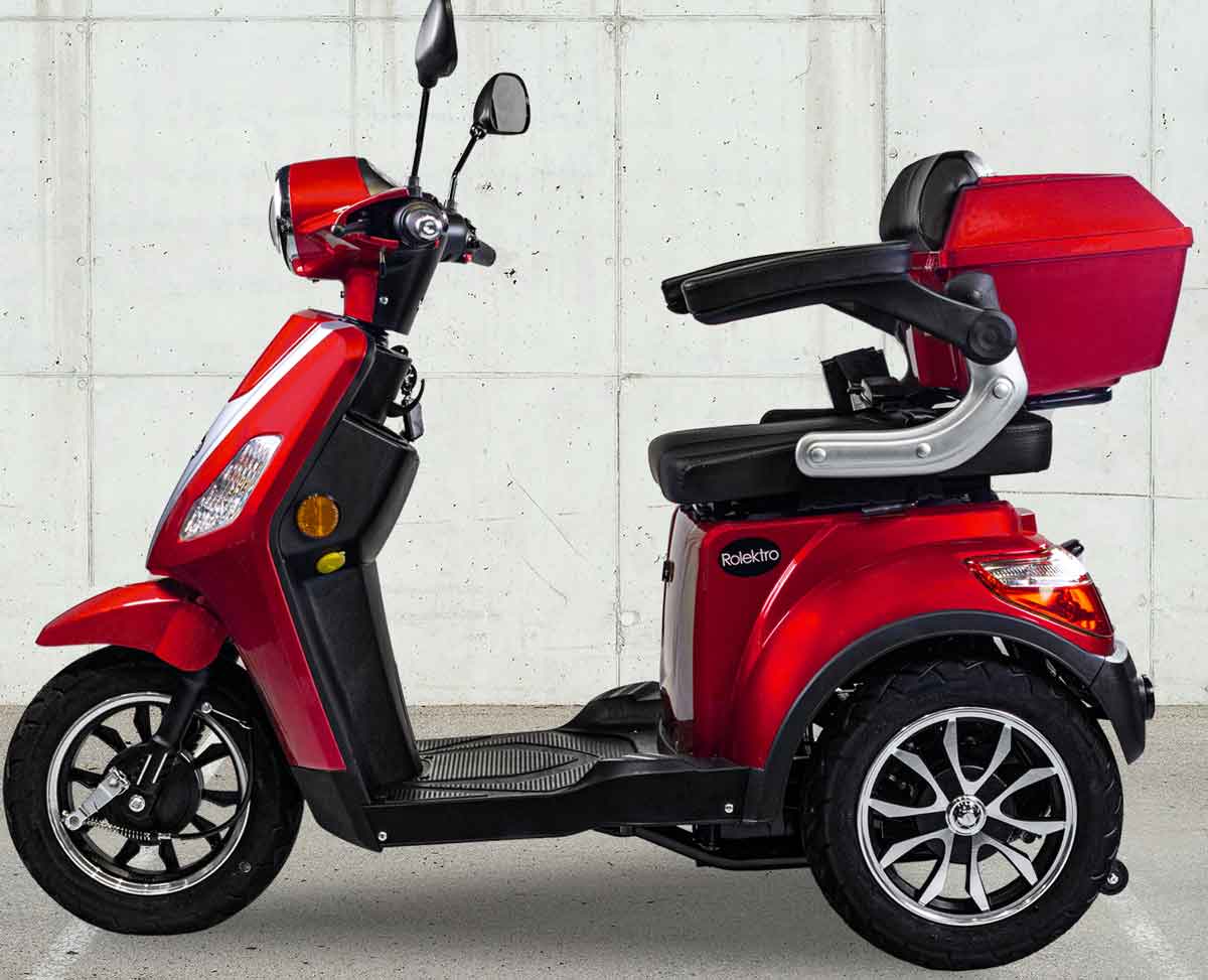 Rolektro Seniorenmobil 1000/30 Elektromobil / Trike rot