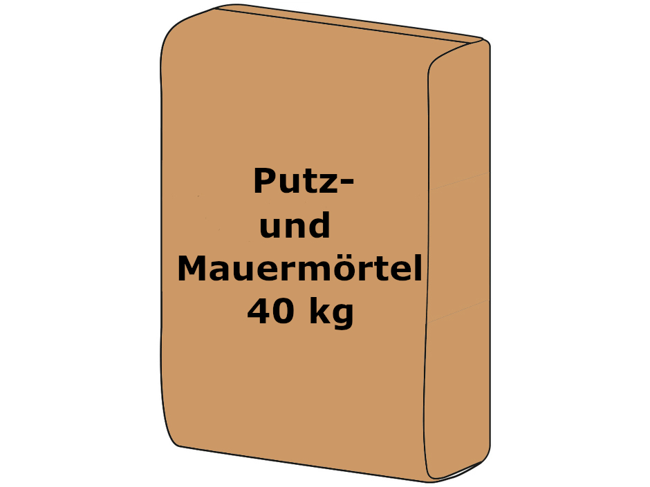 Kalk-Zementmörten Putz- und Mauermörtel PM 40kg